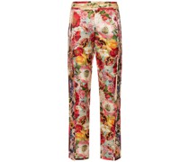 Hose aus Leinen und Seide „Wonderland“