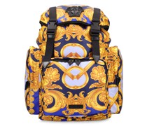 RUCKSACK AUS NYLON MIT HERITAGE-DRUCK