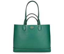 Ophidia leather tote bag