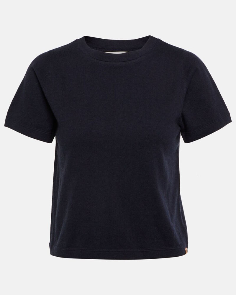 extreme cashmere Damen Extreme Cashmere T-Shirt N°267 Tina aus Baumwolle und Kaschmir ER11973