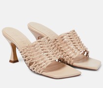 Souliers Martinez Pantoletten Catena aus Leder