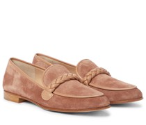 Gianvito Rossi Loafers Belem aus Veloursleder