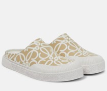 Loewe Paula's Ibiza Slippers Anagram aus Jacquard