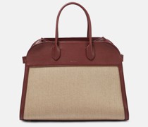 The Row Tote Soft Margaux 15 Medium aus Canvas mit Leder