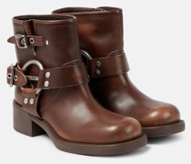 Ankle Boots aus Leder