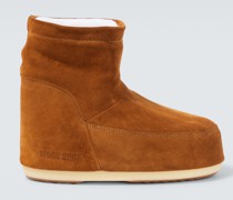 Moon Boot Schneestiefel Icon Low aus Veloursleder