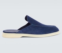 Slippers Babouche Walk aus Veloursleder