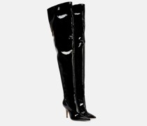 Gia Borghini Overknee-Stiefel Gia 33 aus Lackleder