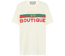 Gucci Bedrucktes T-Shirt aus Baumwolle