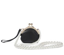 Simone Rocha Clutch aus Leder