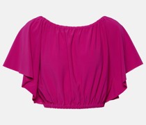 Cropped-Top Solal aus Jersey