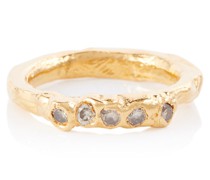 Alighieri Ring The Inferno aus 9kt Gelbgold mit Diamanten
