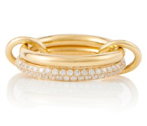Ring Virgo aus 18kt Gelbgold mit Diamanten