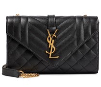 Saint Laurent Schultertasche Envelope Small aus Leder