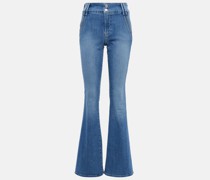 Frame High-Rise Flared Jeans