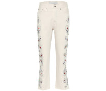 Golden Goose High-Rise Cropped Jeans Texas