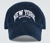 Balenciaga Cities Baseballcap New York aus Baumwolle