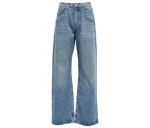 Victoria Beckham Weite Mid-Rise Jeans Mia