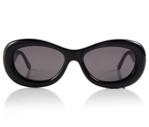 Courreges Ovale Sonnenbrille aus Acetat