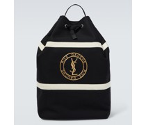 Saint Laurent Bestickte Bucket-Bag Rive Gauche