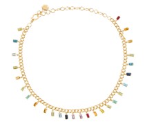Halskette Rainbow aus 18kt Gelbgold mit Diamanten