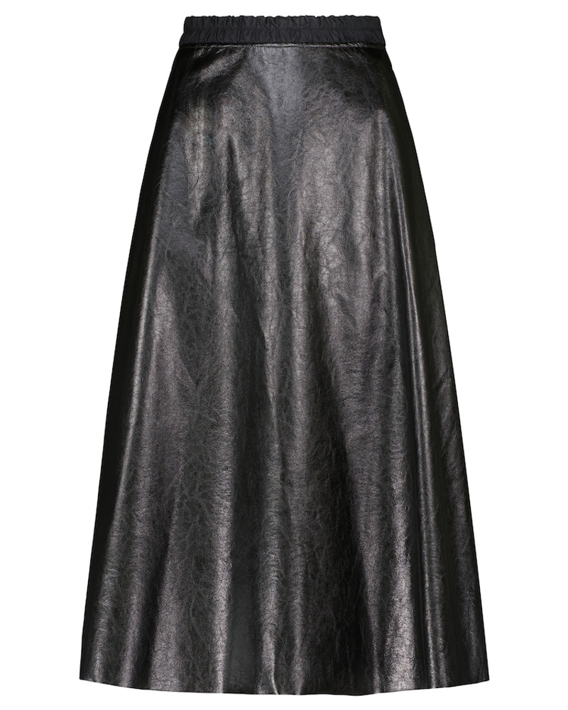 Moncler Damen Moncler Midirock aus Lederimitat