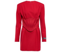 Versace Minikleid aus Woll-Gabardine