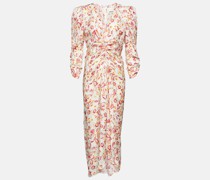 Isabel Marant Midikleid Albini aus einem Seidengemisch
