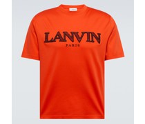 Lanvin Besticktes T-Shirt aus Baumwolle