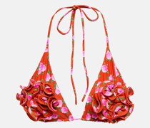 Magda Butrym Bedrucktes Bikini-Oberteil