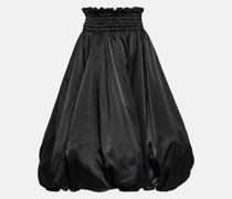 Noir Kei Ninomiya High-Rise-Midirock aus Satin