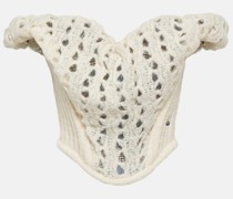 Vivienne Westwood Bustier-Top aus einem Alpakawollgemisch