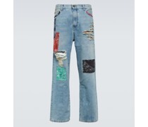 Alanui Straight Jeans The Twelve Signs