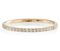 Ileana Makri Ring Thread Band aus 18kt Gelbgold mit Diamanten