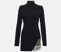 David Koma Verziertes Minikleid