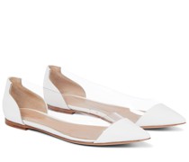 Ballerinas Plexi mit Leder