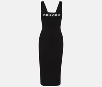 Miu Miu Midikleid aus Jersey