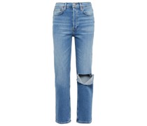 High-Rise Straight Jeans 70s Stove Pipe
