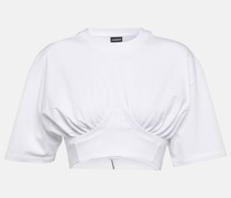 Cropped-Top Le T-Shirt Caraco