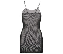 Oseree Verziertes Slipdress Gem aus Mesh