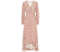 Ganni Wickelkleid aus Georgette