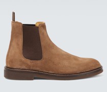 Brunello Cucinelli Chelsea Boots aus Veloursleder
