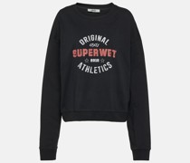 Bedrucktes Sweatshirt aus Baumwoll-Jersey