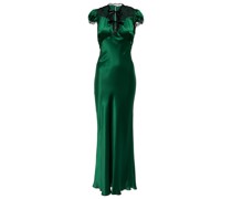 Rodarte Robe aus Seidensatin mit Spitze