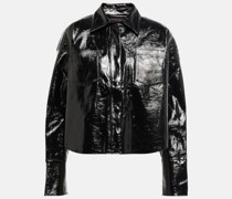 Stouls Cropped-Jacke aus Lackleder