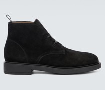 Gianvito Rossi Stiefel Cohen aus Veloursleder