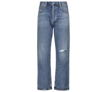 High-Rise Cropped Jeans Emery