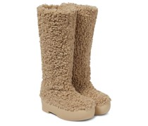 Plateaustiefel Gia 22 aus Faux Shearling