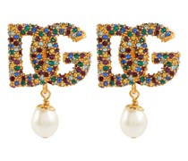 Dolce&Gabbana Kristallverzierte Clip-Ohrringe DG