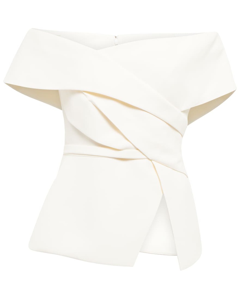 Safiyaa Damen Safiyaa Bridal Top Eimear aus Crepe